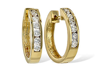 A010-66177: EARRINGS .50 TW