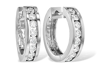 A195-21559: EARRINGS 1 CT TW