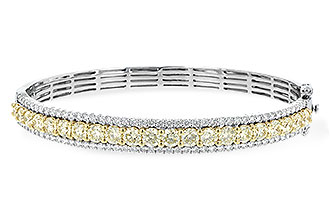 A198-85213: BANGLE 4.20 YELLOW DIAS 5.63 TW