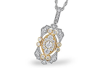 A282-51586: NECKLACE .50 TW