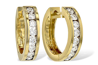 B010-66168: EARRINGS 1 CT TW