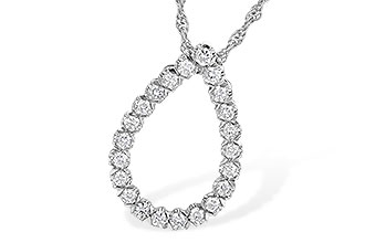 B199-78868: NECKLACE .50 TW