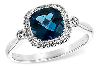 D198-83386: LDS RG 1.62 LONDON BLUE TOPAZ 1.78 TGW (7MM LBT)