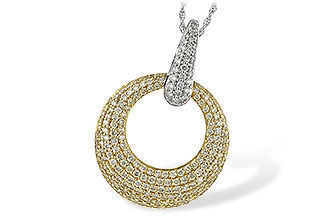 D198-85258: NECK 1.64 YELLOW DIAS 1.90 TW