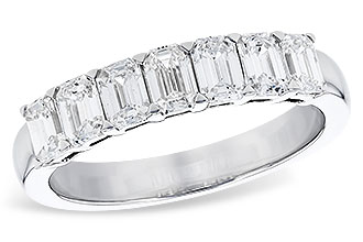 D283-37995: LDS DIA WED RG 1.33 TW (7 EMERALD CUTS)