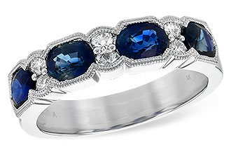 E198-90713: LDS WED RG 1.72 SAPPHIRE 1.90 TGW (5x4MM SAPP)