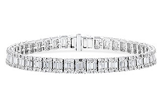 E283-38876: BRACELET 2.72 TW BAGUETTES 4.10 TW