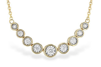 F199-77931: NECKLACE .25 TW (18")