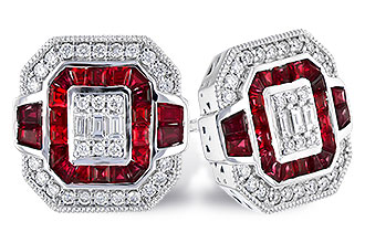 F282-52485: EARR .80 RUBY TW 1.05 TGW