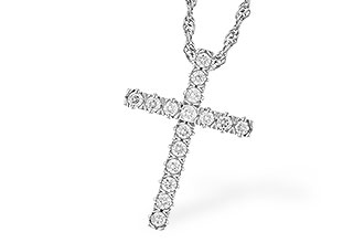 F283-37040: NECKLACE .25 TW