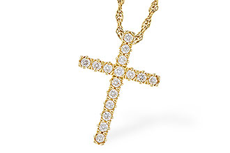 F283-37040: NECKLACE .25 TW