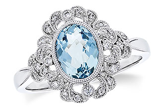 F283-38876: LDS RG .98 AQUA 1.14 TGW (8x6MM AQ)
