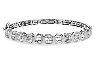 F284-27976: BANGLE .81 TW BAGUETTE 1.00 TW