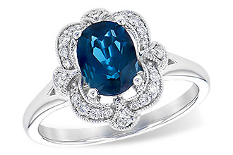 G282-52485: LDS RG 1.35 LONDON BLUE TOPAZ 1.50 TGW
