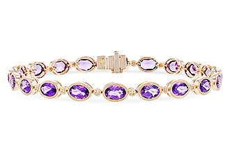 G283-38885: BRACELET 6.86 TW AMETHYST 6.90 TGW