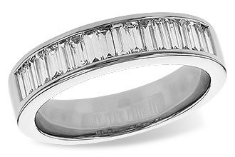 G284-27976: LDS DIA WED RG .70 TW BAGUETTES