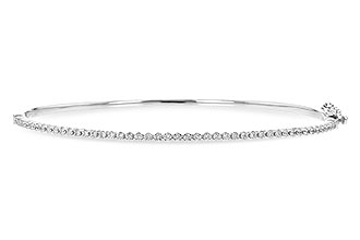 H199-81622: BANGLE BRACELET .50 TW