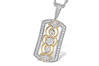 H282-51622: NECKLACE .33 TW