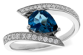 H284-28849: LDS RG 1.04 LONDON BLUE TOPAZ 1.28 TGW (8x6MM)