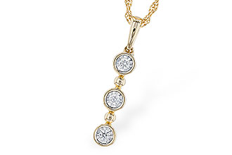 K283-39785: NECKLACE .08 TW