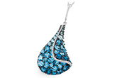 L197-05221: NECK 4.81 BLUE TOPAZ 4.94 TGW