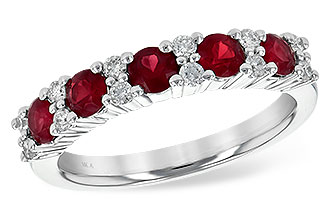 L199-74358: LDS WED RG .88 RUBY 1.12 TGW