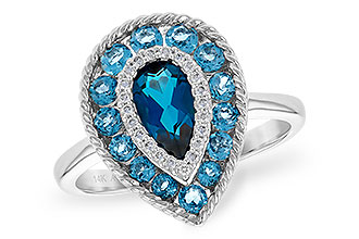 L199-77076: LDS RG 1.52 TW BLUE TOPAZ 1.60 TGW