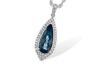 M198-85194: NECK 2.40 LONDON BLUE TOPAZ 2.65 TGW