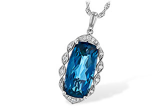 M199-74276: NECK 6.70 LONDON BLUE TOPAZ 6.81 TGW
