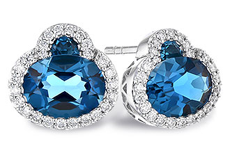 M282-52485: EARR 2.60 TW LONDON BLUE TOPAZ 2.81 TGW
